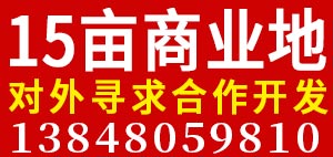 15亩商业地块对外寻求合作开发